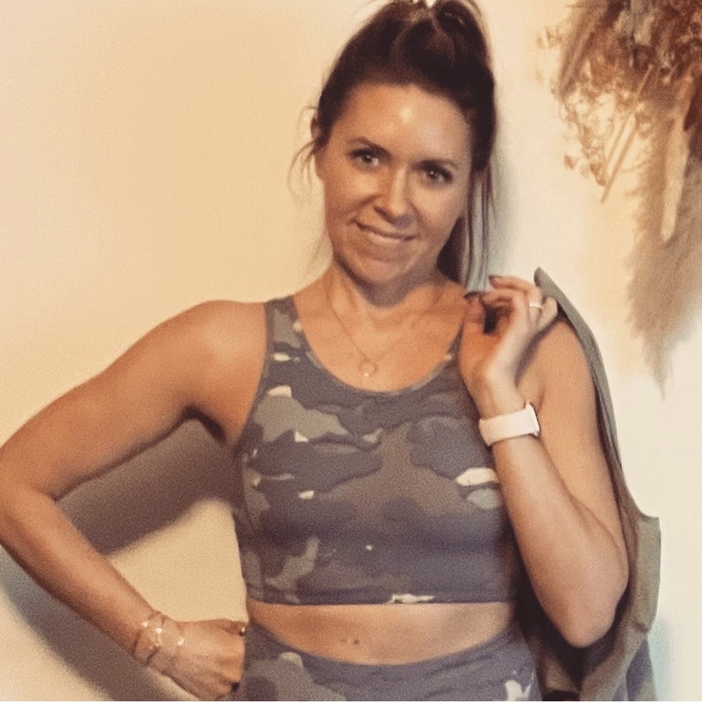 Nora Camo Sports Bra